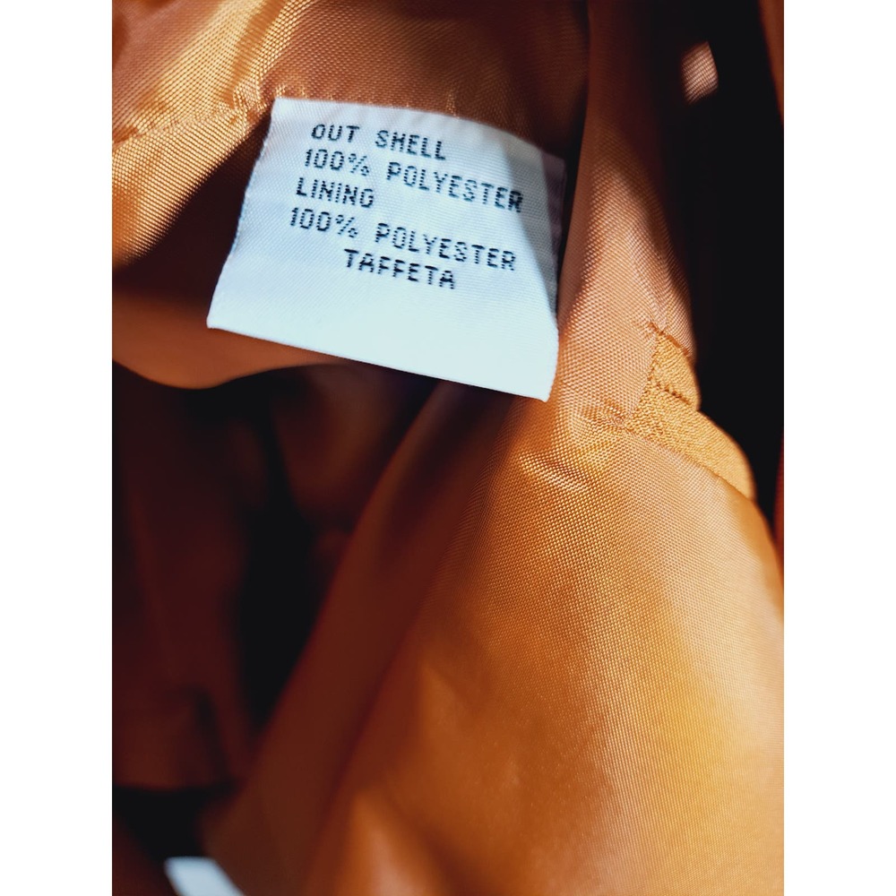 Alberto Celini Hand Tailored 2 Piece Polyester Suit Rust/Orange Big & Tall - Picture 5 of 6